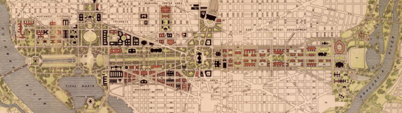 This 1941 plan shows another National Mall through Capitol Hill ...