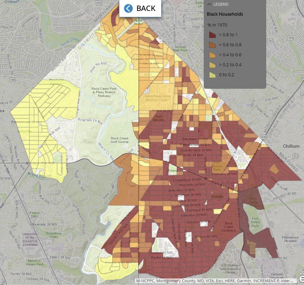 2017's greatest hits: How segregation shaped DC's northernmost ward - Greater Greater Washington