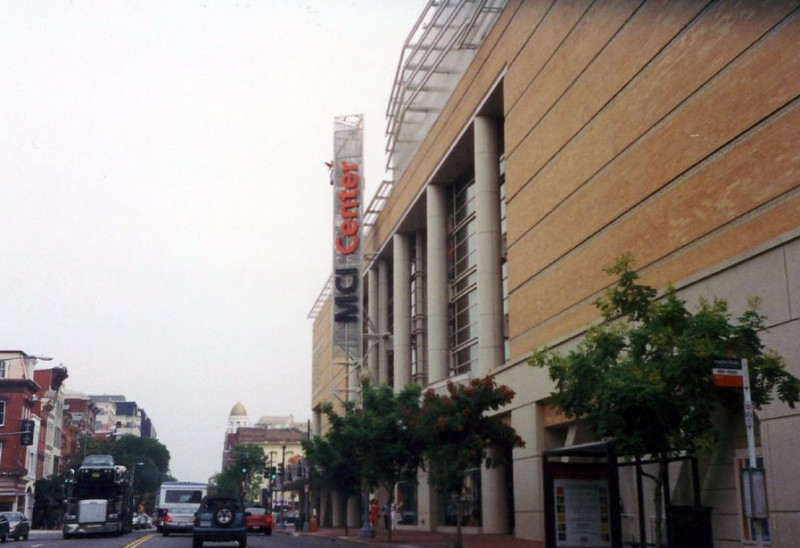 MCI Center (later Verizon Center) sports arena in downtown