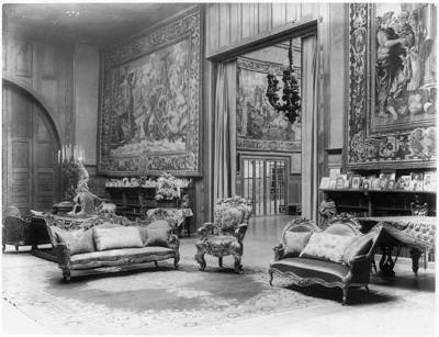 McLean House, music room looking toward ballroom