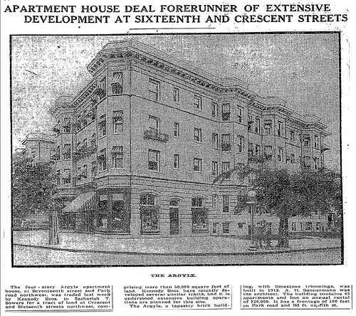 Argyle Apartment Building, 1915