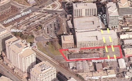 Aerial view of Ripley development area