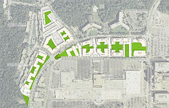 Site Plan With Green Space