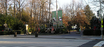 National Zoo entrance Dec. 2009