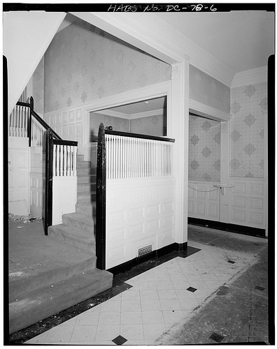Tuckerman House entry hall, 1967