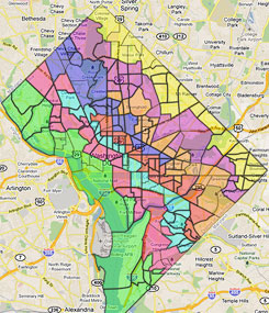 Washington Dc Zone Map