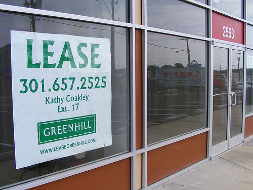 Leasing Sign, Triangle Park