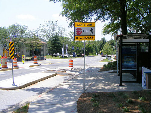 Bus Stop and Bump-Outs, Castle Boulevard