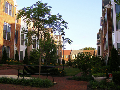 Mews, Georgia Village (Looking South)