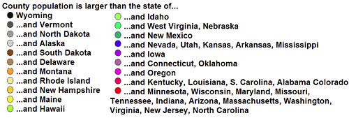 Where are some of the most populous counties in Maryland located?