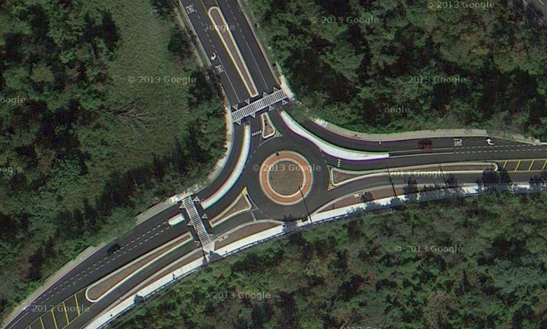 Greenbelt roundabout includes innovative bike bypass – Greater Greater ...