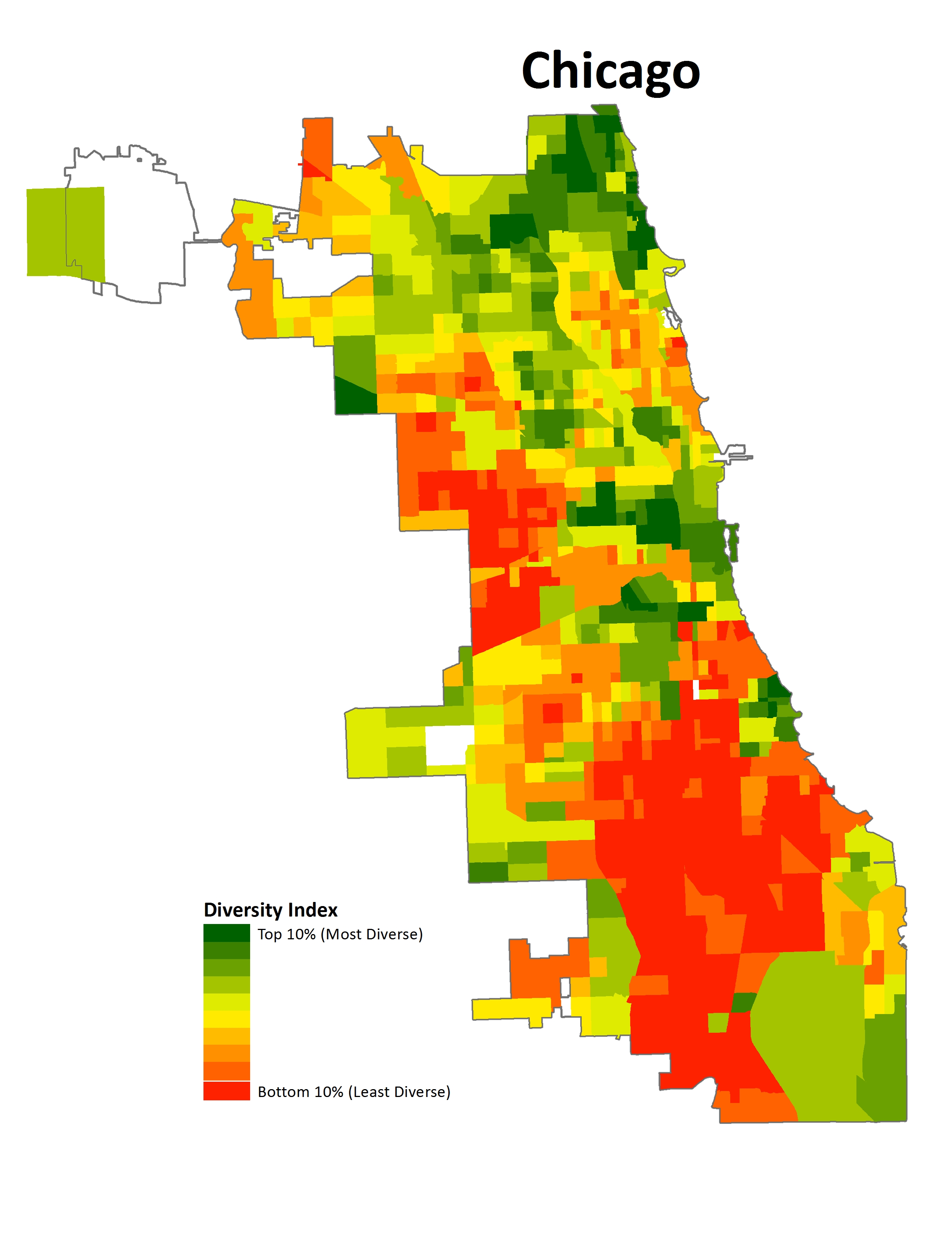 Chicago Racial Diversity Map