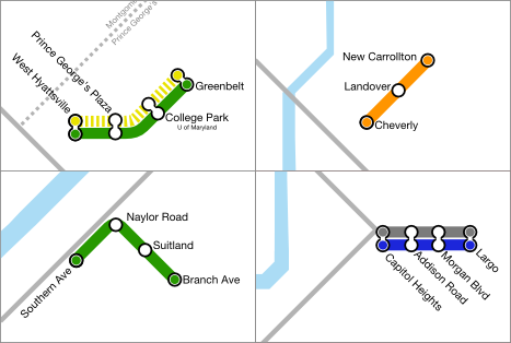 33% of Metro rail trips stay within one city or county. Where are they ...