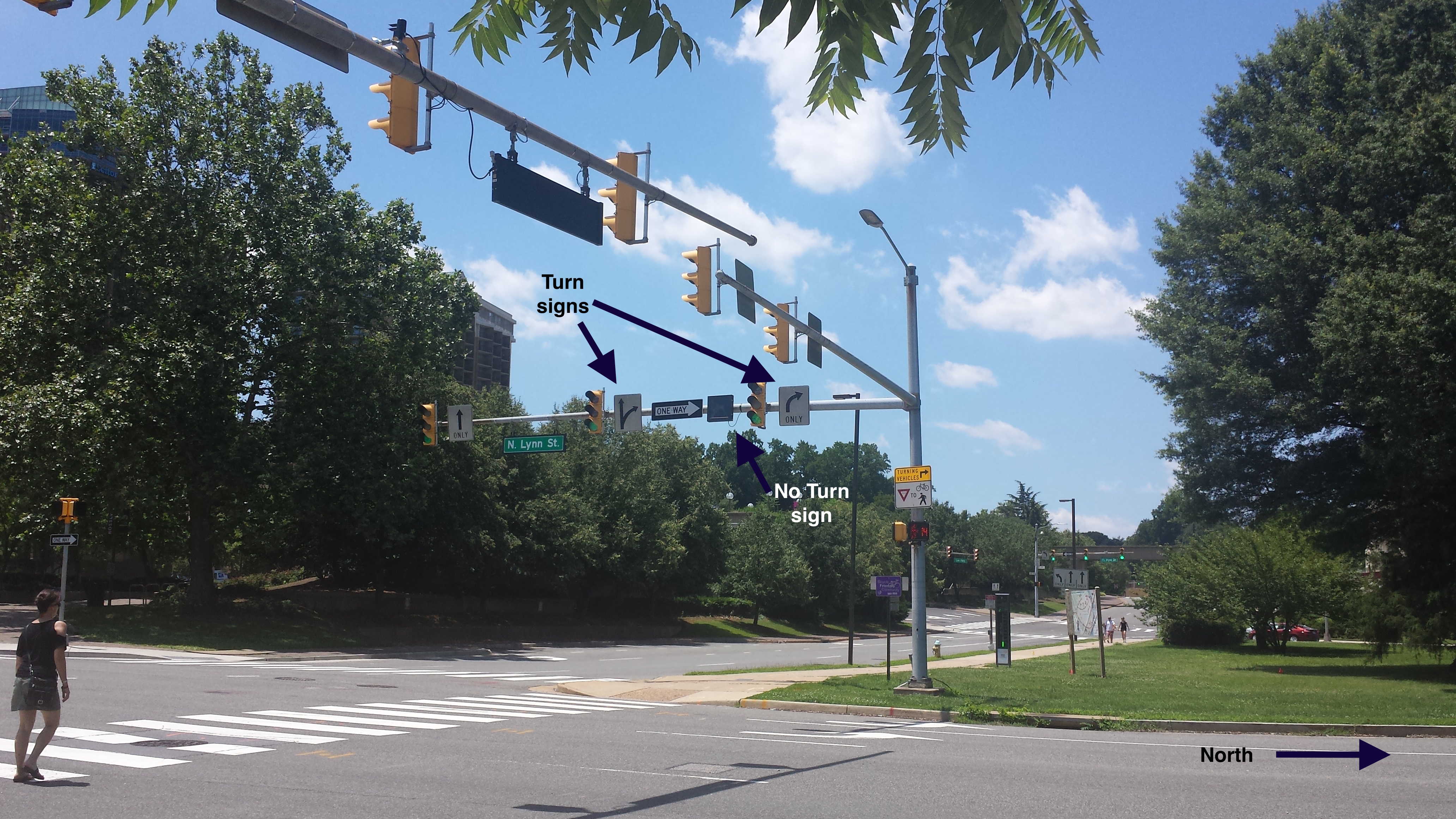 traffic light intersection