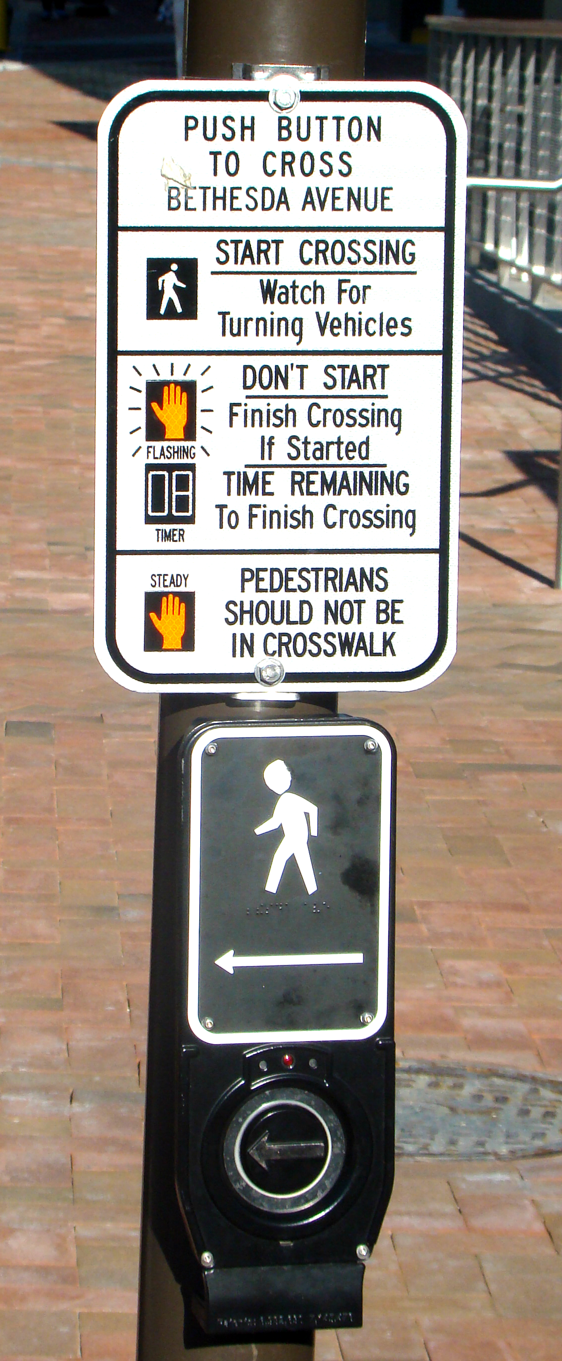 You Don T Have To Push This Button To Cross The Street Greater Greater Washington