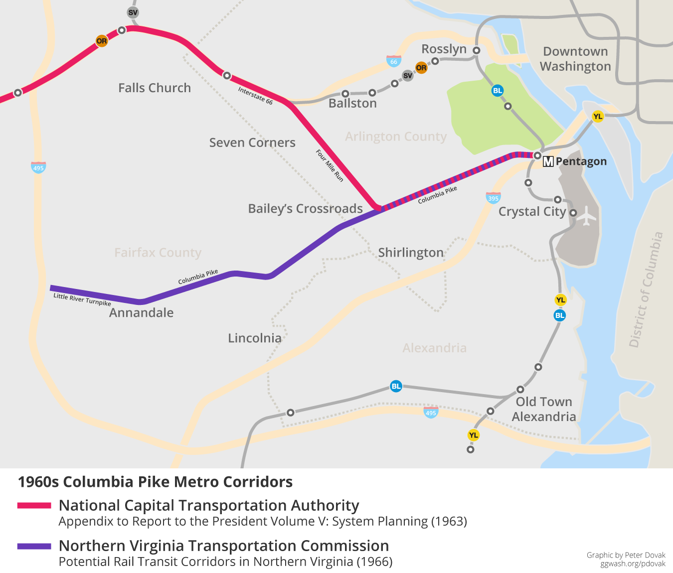 Why is there no Metro line on Columbia Pike? – Greater Greater Washington