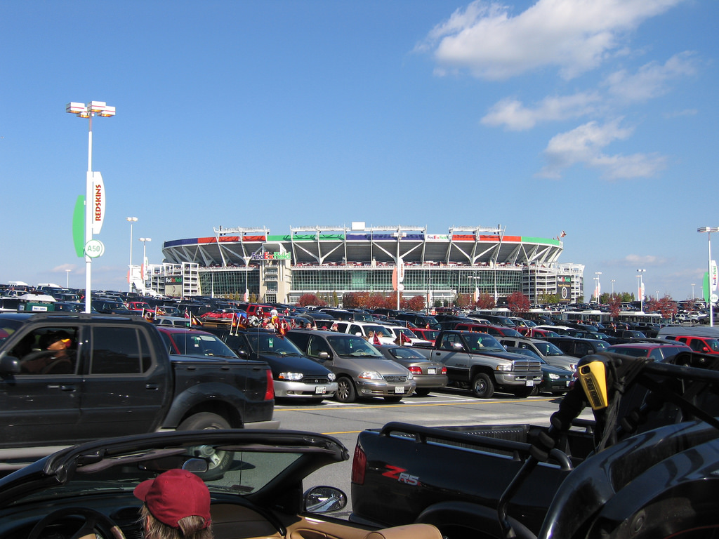 Landover, Maryland, USA. October 4, 2020: An almost empty FedEx