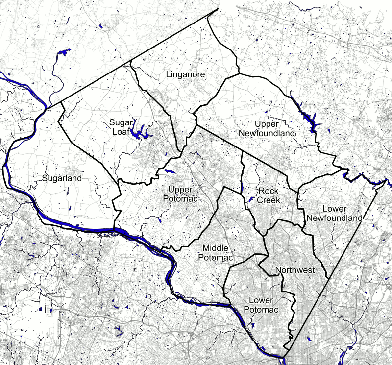 map of montgomery county How Different Parts Of Montgomery County Used To Be Divided And map of montgomery county