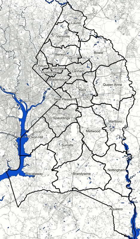 Pg County Property Lines How Prince George's County Was Divided And Named In Colonial Times And  After Independence – Greater Greater Washington