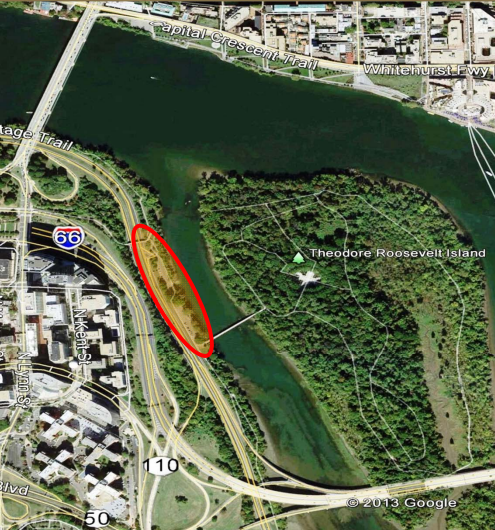 Roosevelt Island Dc Map The Park Service Wants To Fix A Dangerous Spot Near Roosevelt Island –  Greater Greater Washington