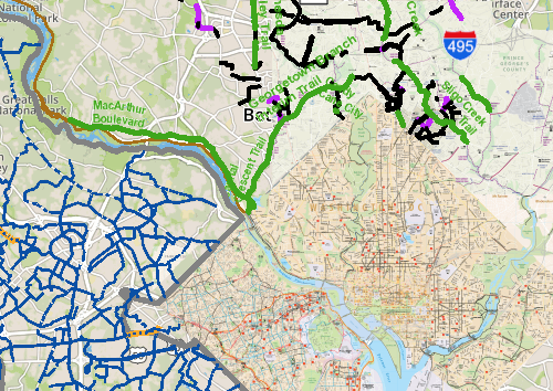 washington county bike map