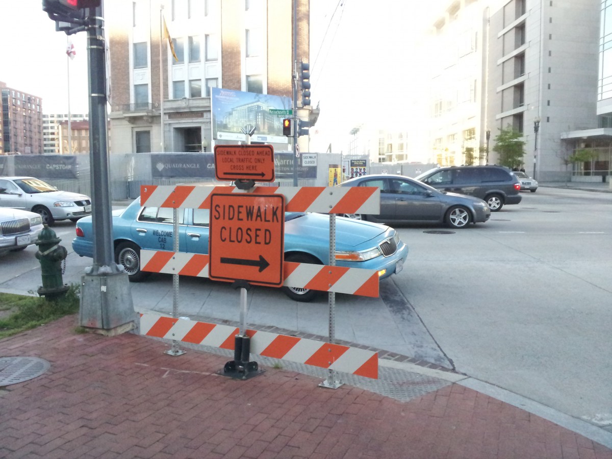 when there are no sidewalks the pedestrian should walk