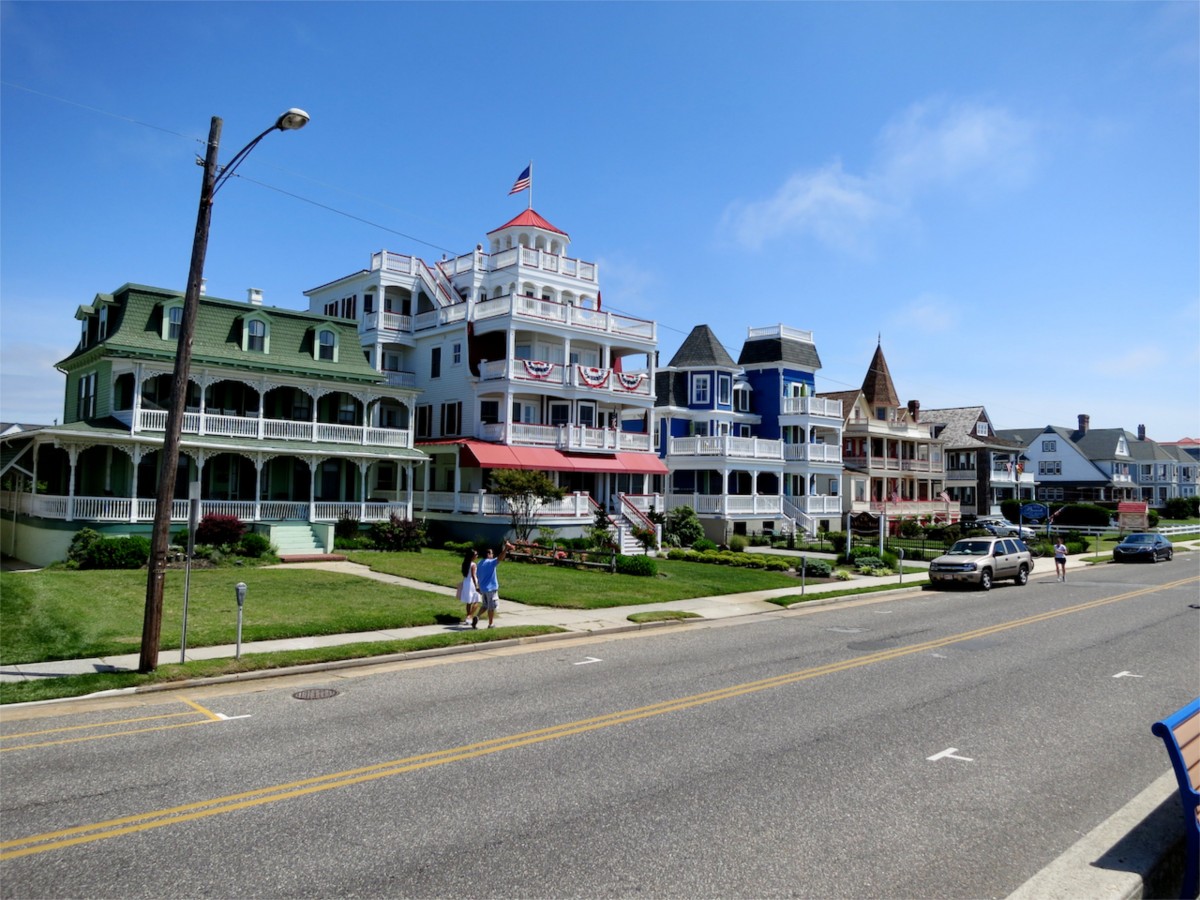 Beach Town Urbanism Theres Big Density In Small Spaces In Cape May