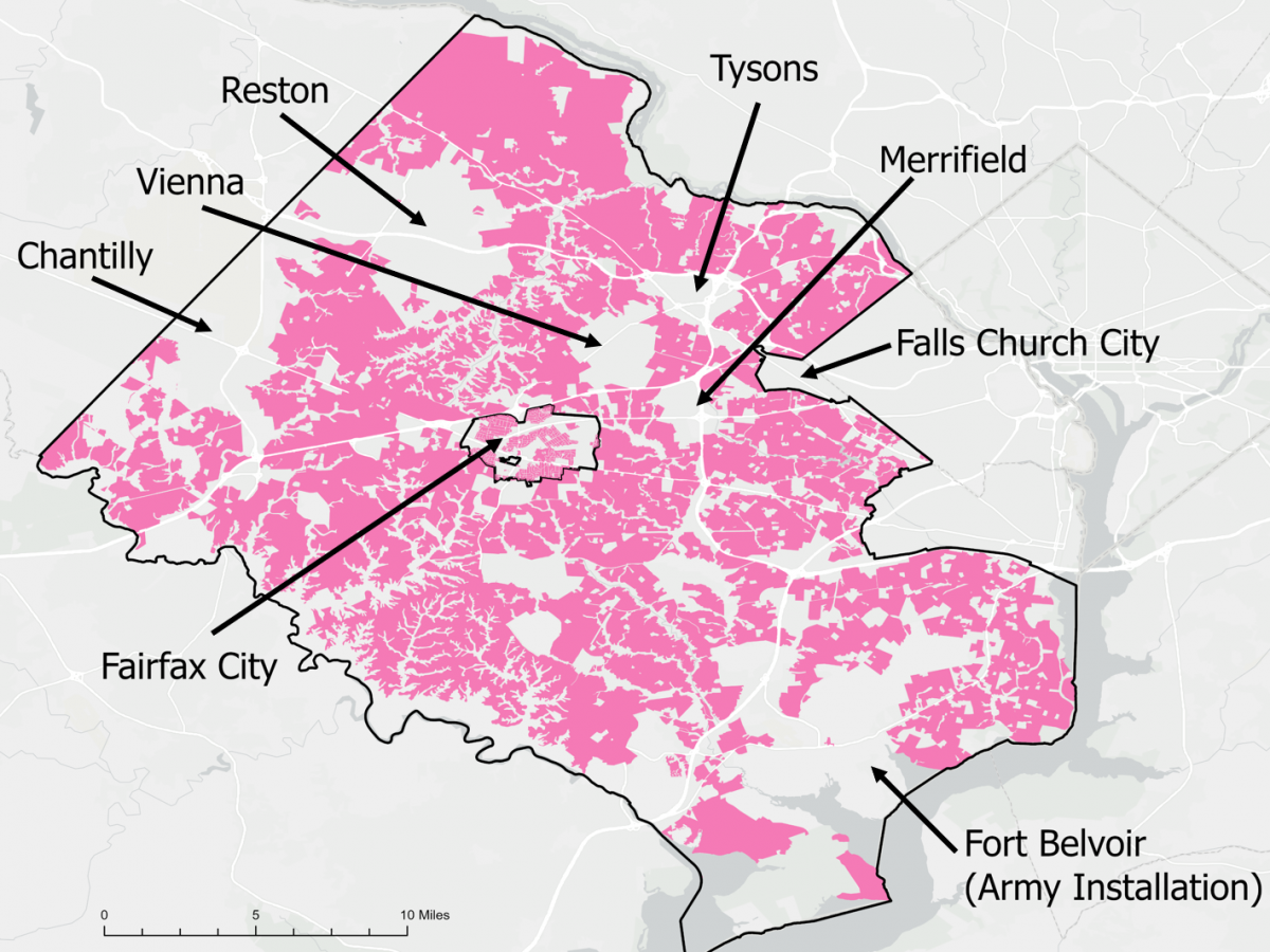 Map Of Fairfax City Va