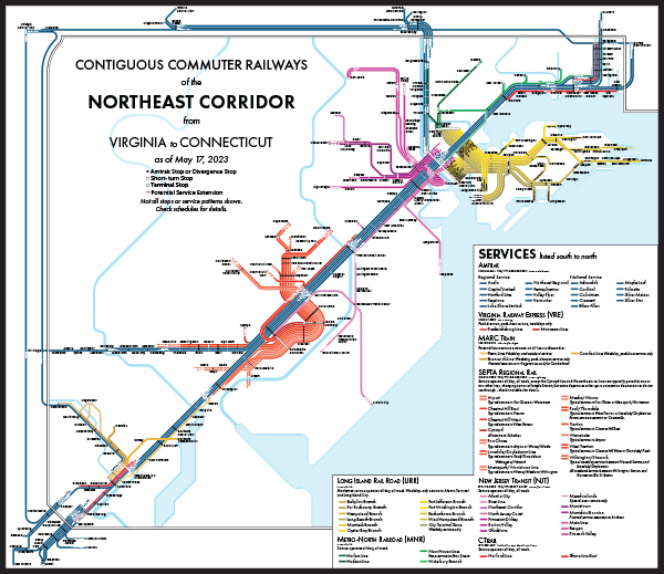 This mega map shows how MARC s extension to Newark links us to a