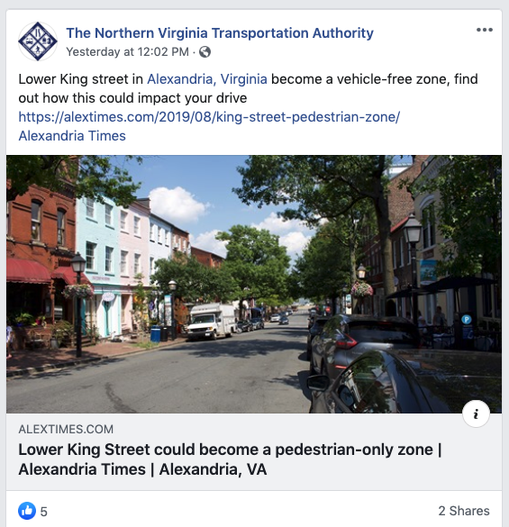 Part Of King Street In Alexandria Could Become Car Free Greater Greater Washington