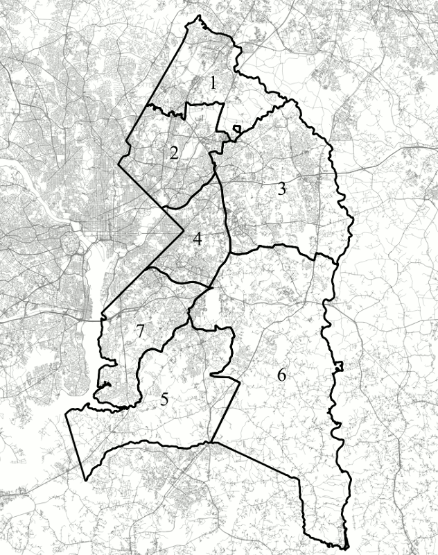 Pg County Zip Code Map