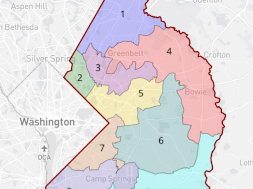 Pg County District Map Who Holds The Power In Prince George's County Depends On How Its Boundaries  Are Drawn – Greater Greater Washington