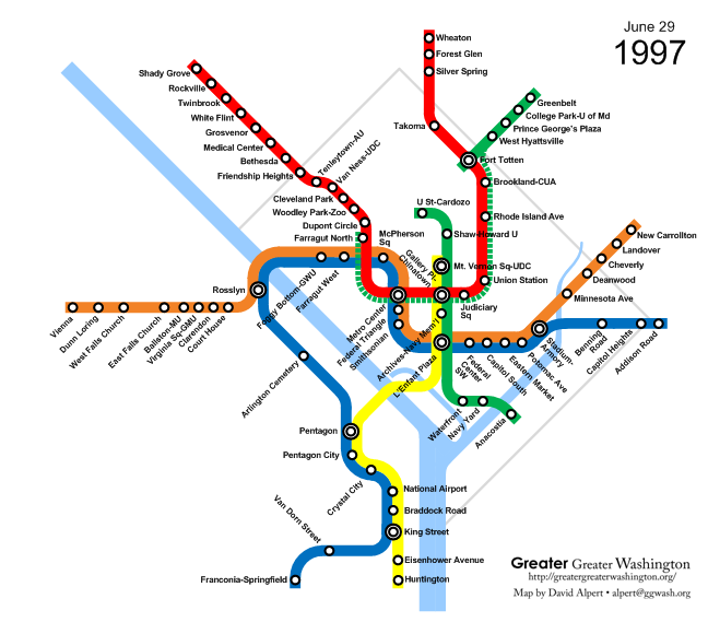 Blue Line to Franconia-Springfield